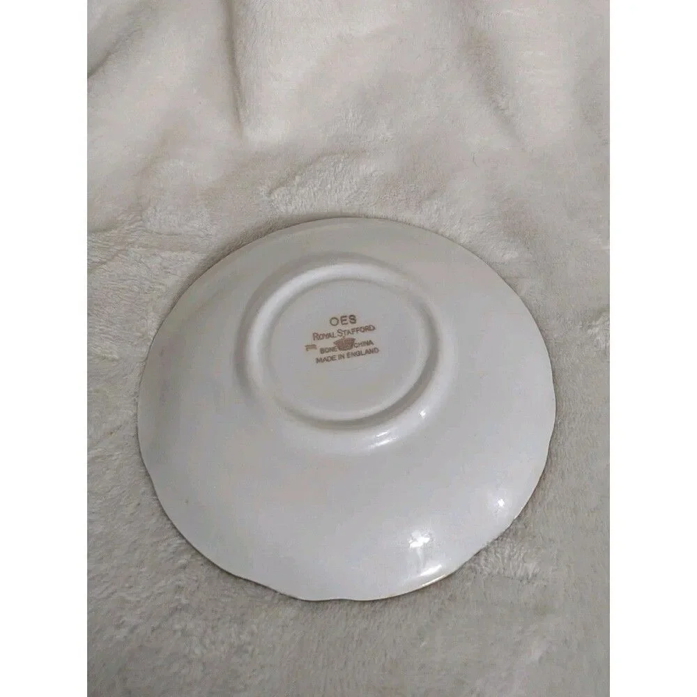 Vtg Royal Stafford Masonic Eastern Star Tea Cup & Saucer